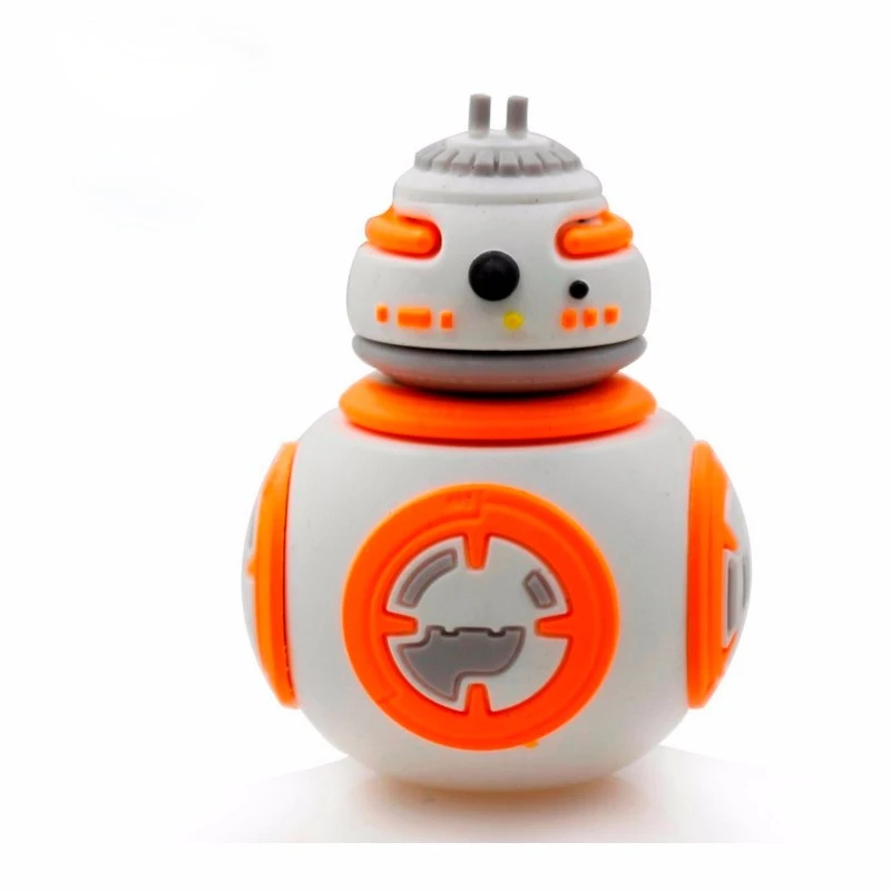 Робот BB-8 Звездные войны The Force Awakens Memory Stick USB флэш-накопитель 64 ГБ 32 ГБ 16 ГБ 8 ГБ карта памяти Ручка привод робот U диск