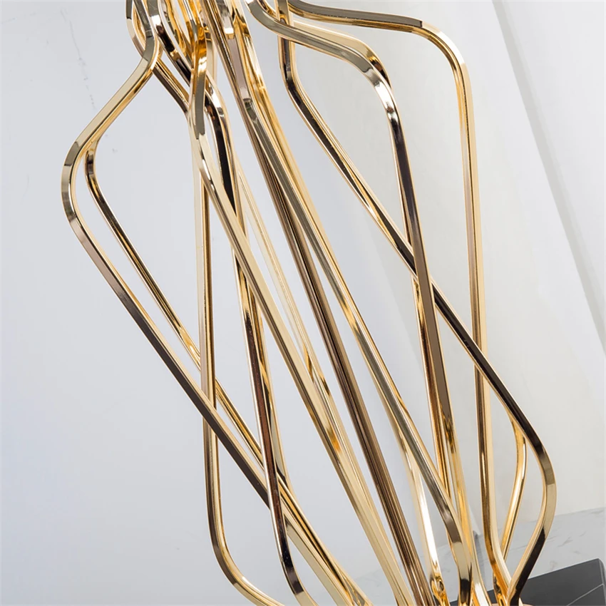 Современный светодиодный светильник Deak золотистая металлическая настольная