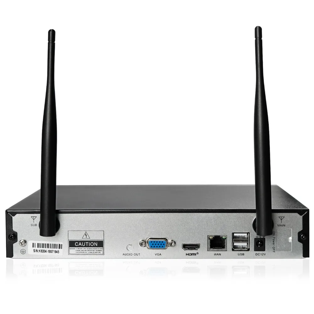 Комплект Безопасности DEFEWAY 4CH 1080P беспроводная камера видеонаблюдения 2.0MP HD Wi Fi