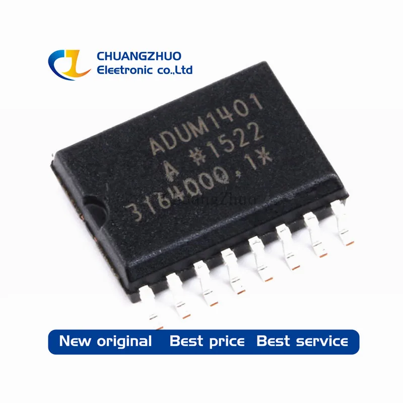 

10 шт./лот ADUM1401ARWZ ADUM1401 ADUM1401A 4-канальные цифровые изоляторы 16-SOIC лучшего качества.