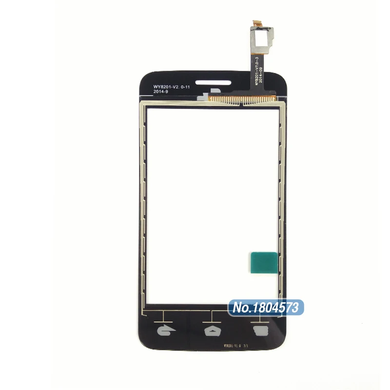 Touchscreen Panel Glass Len For Fly IQ434 IQ 434 ERA Nano 5 Touch Screen Digitizer Replacement Parts Black White Color 1PC/Lot | Мобильные
