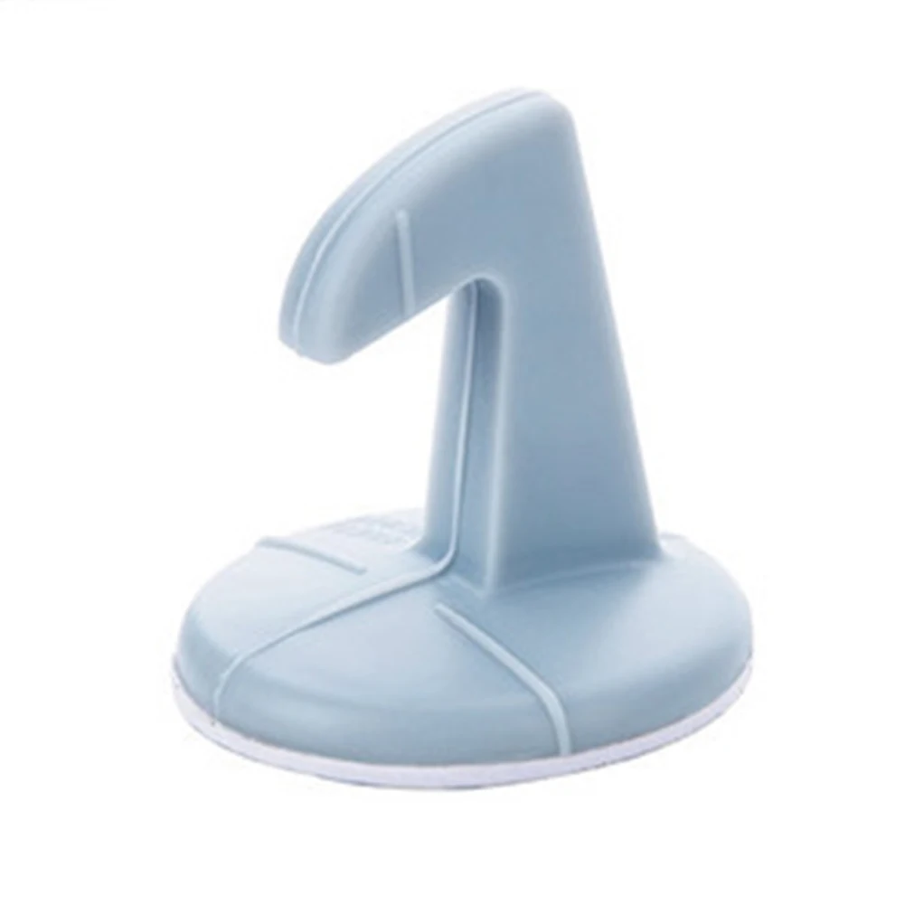 Бытовой силиконовый Краш Pad двери защита Backwall с крюком замок-задвижка стикеры