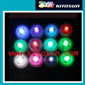 100x Waterproof LED Submersible Wedding Floral Decoration White Light Candles Lamp For Birthday Wedding Party