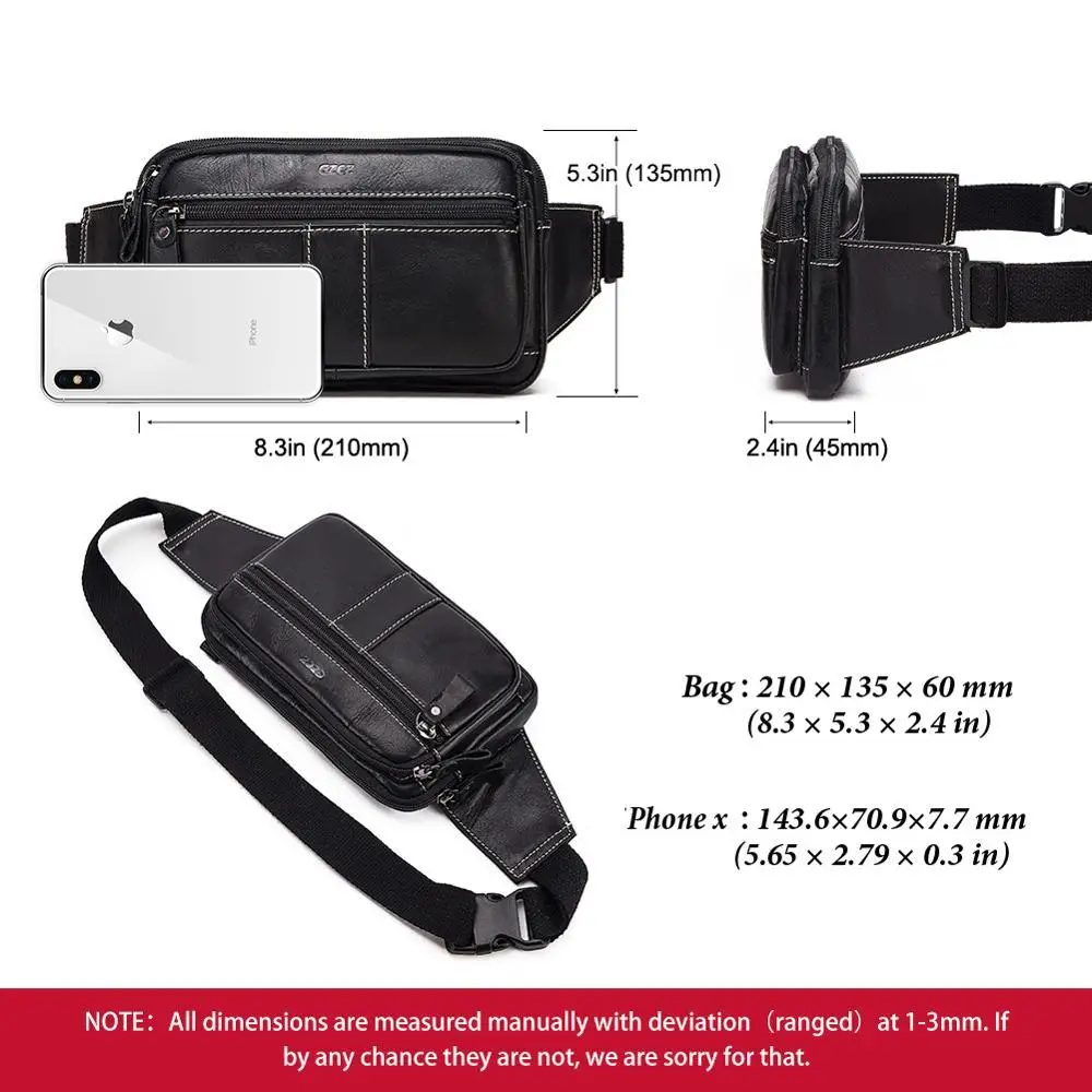 Натуральная кожа поясная сумка для мужчин кошелек чехол телефона мотоциклетный
