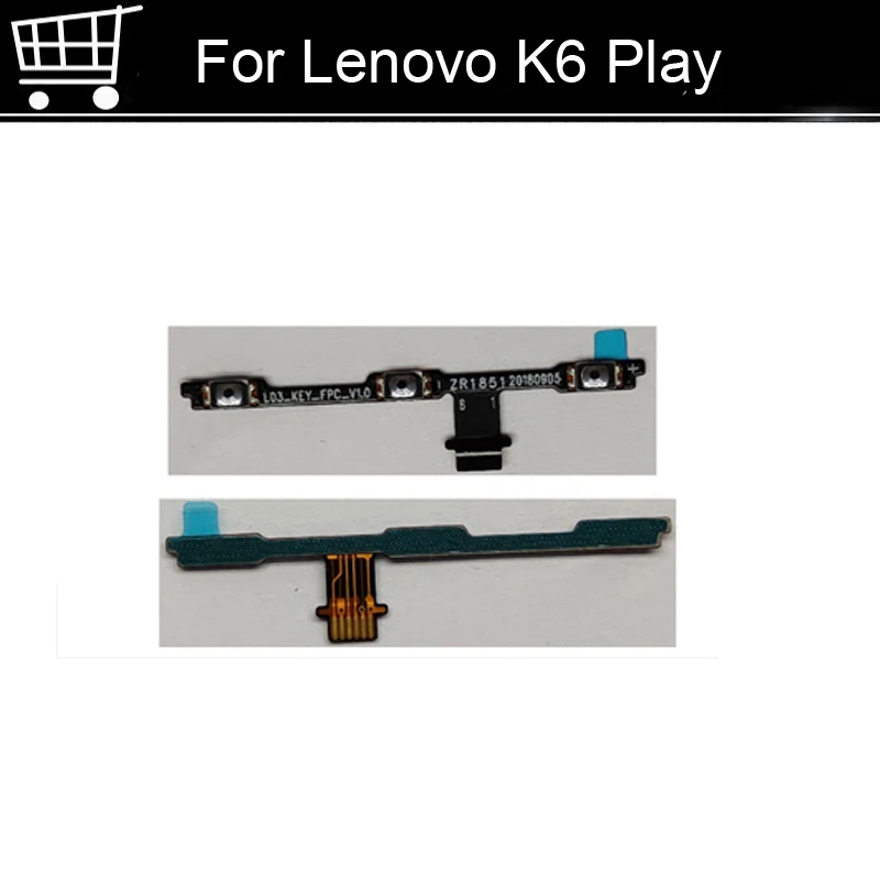 Оригинальный Для Lenovo K6 Play Enjoy L38082 Боковая кнопка кнопки громкости шлейф Замена