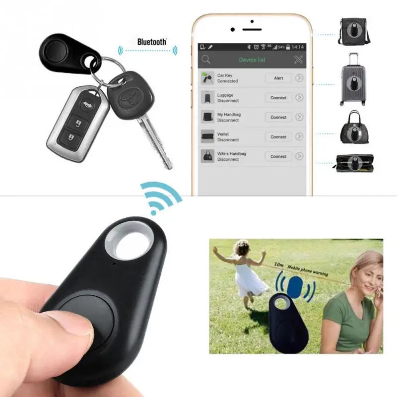 Домашние животные Смарт мини gps трекер анти-потеря Водонепроницаемый Bluetooth Tracer