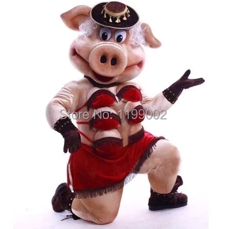 Высококачественный костюм-талисман в виде свиньи для стриптиза наряды вечерние