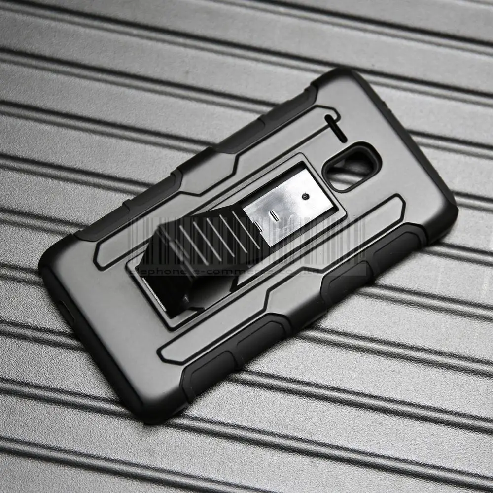 Армированный Гибридный противоударный чехол + с зажимом для ремня Alcatel OneTouch Fierce XL