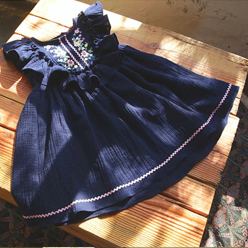 Little Girls Dresses 2018 Boho Cute Children Dress 6 Years Tiny Cottons Kids Clothes Girl Summer For Costume Vestidos | Детская одежда