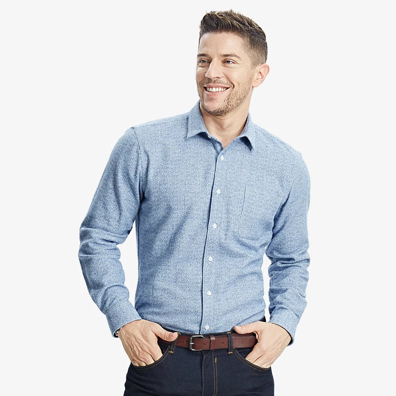 Smart Five рубашка для мужчин Высокое качество модные хлопковые Camisa Masculina с длинным