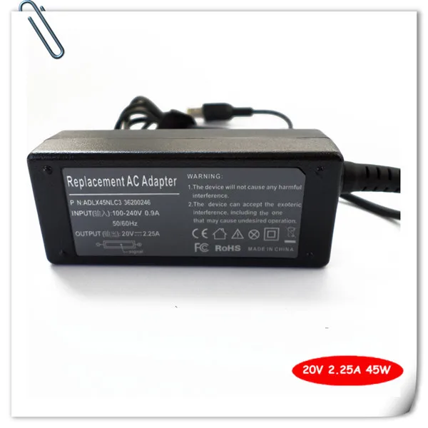New Laptop AC Power Adapter For Lenovo ThinkPad Helix 370133G N4B33UK 26962BU 26962CU 20v 2.25a Notebook Battery Charger | Компьютеры и