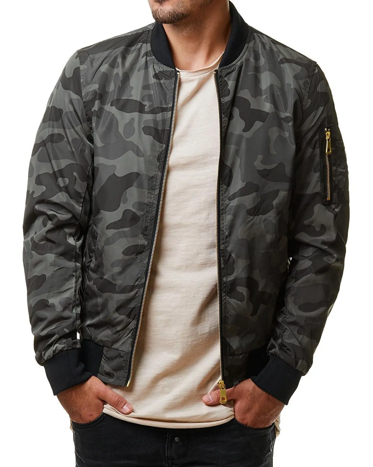 Foreign trade slim men's camouflage outdoor jacket 2018 Men Fashion Jacket | Мужская одежда