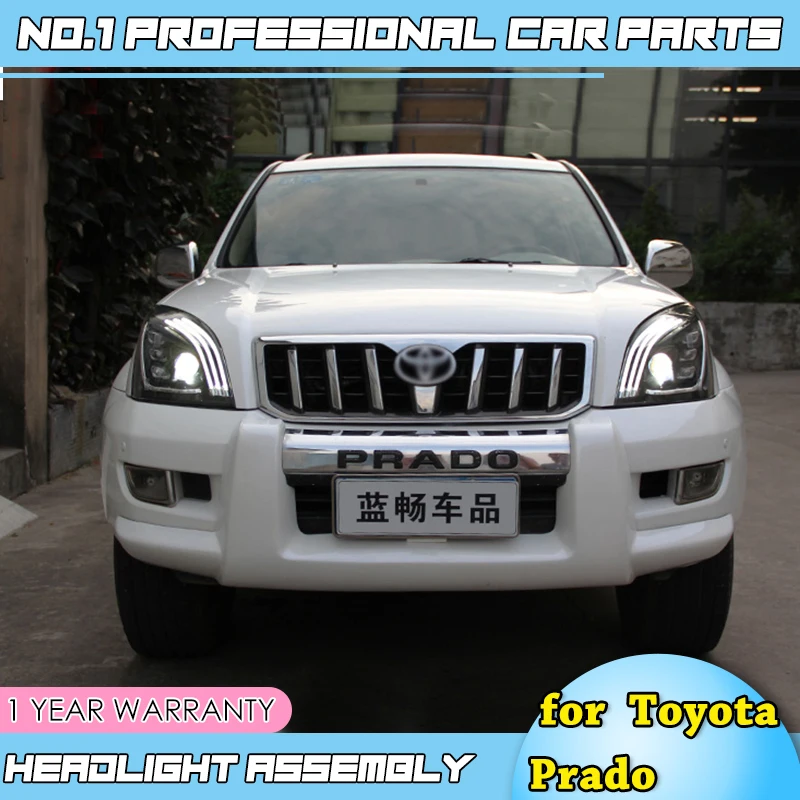 Автомобильные аксессуары налобный фонарь 2003-2009 для Toyota Prado все светодиодный