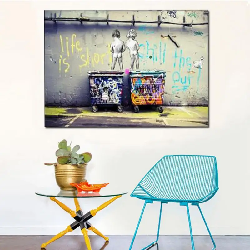 HD печатные Современные Абстрактная живопись маслом на холсте Настенный декор