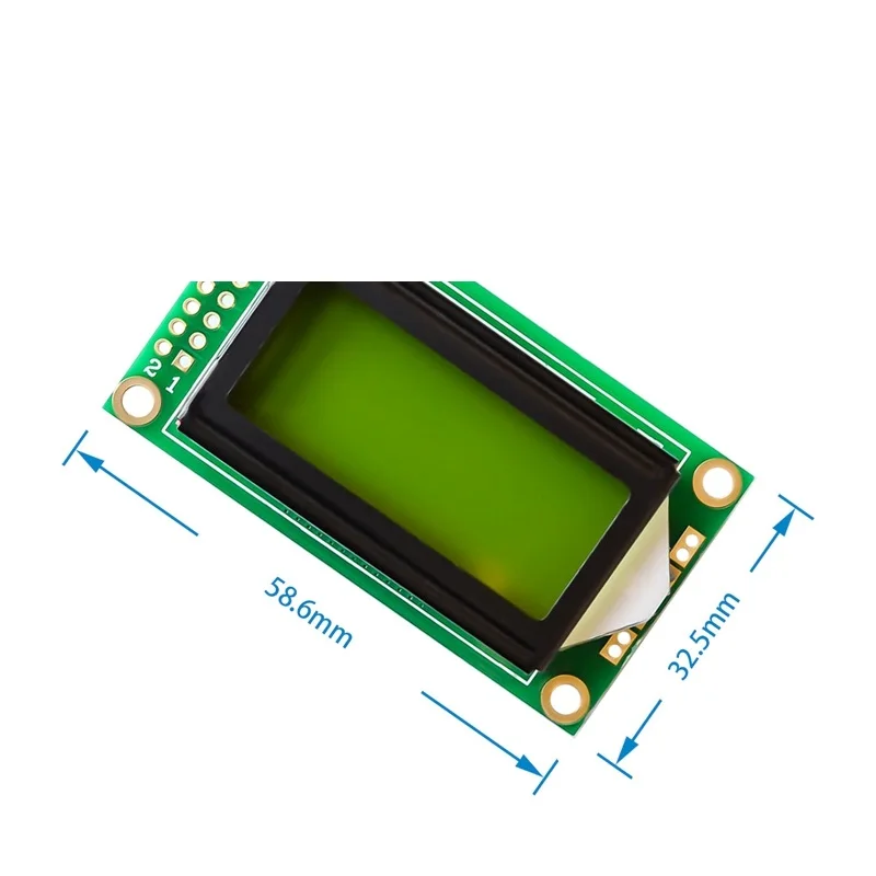 0802A символьный ЖК-дисплей 8*2 желтый зеленый модуль ЖК-экрана для Arduino | Электронные