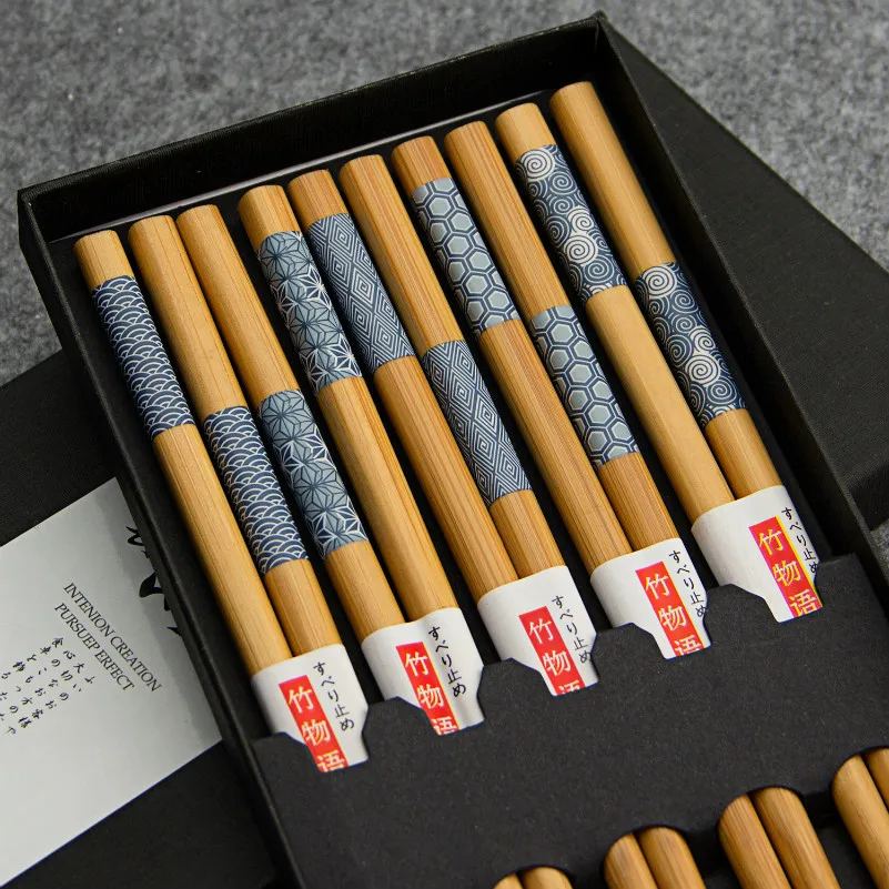 Новинка 5 парт/уп. палочки для еды китайские многоразовые бриллиантовые из