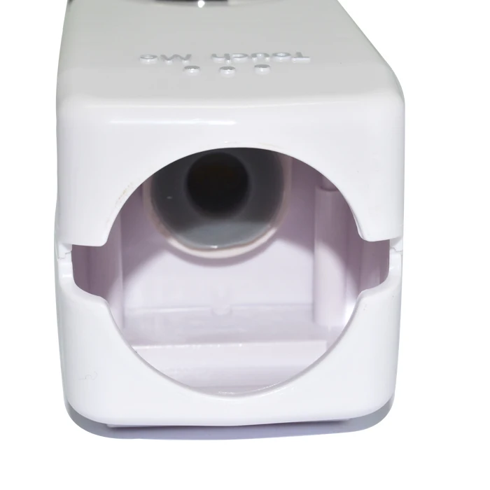 

New Promotion White Color Household Automatic Auto Toothpaste Dispenser + Toothbrush Holder Set