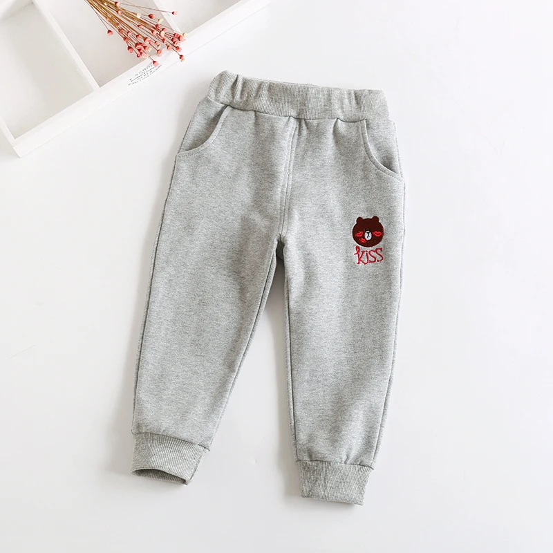Children's trousers 2019 spring and autumn baby letters casual pants children's kids boys girls | Мать и ребенок