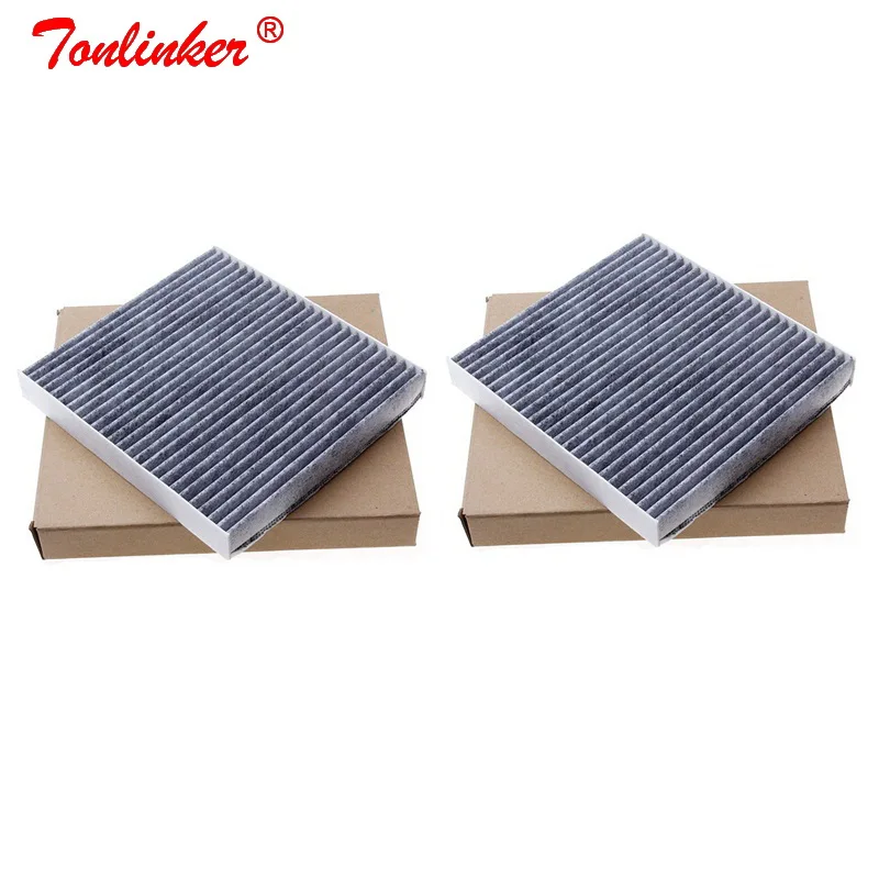 2 Pcs Cabin Filter Салонный фильтр для Ford Everest 2.0L 2.2L модель год встроенный углеродный автомобильный фильтр аксессуары EB3B-19N6-AA - Цвет: 2 Pcs Cabin Filter