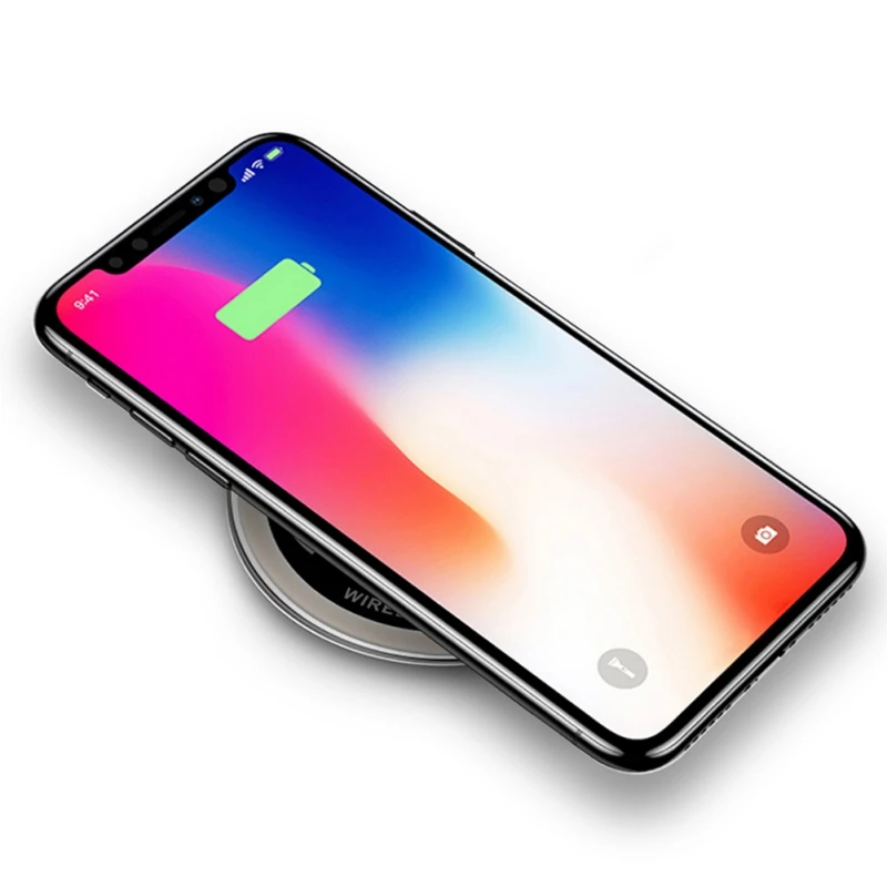 5 Вт Qi настольная Беспроводная зарядная станция водонепроницаемый usb type C встроенное настольное Беспроводное зарядное устройство для IPhone 8/X/XS для samsung