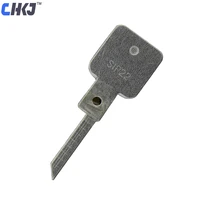 chkj 20pcslot original engraved line key for 2 in 1 lishi sip22 scale shearing teeth blank car key locksmith tools supplies