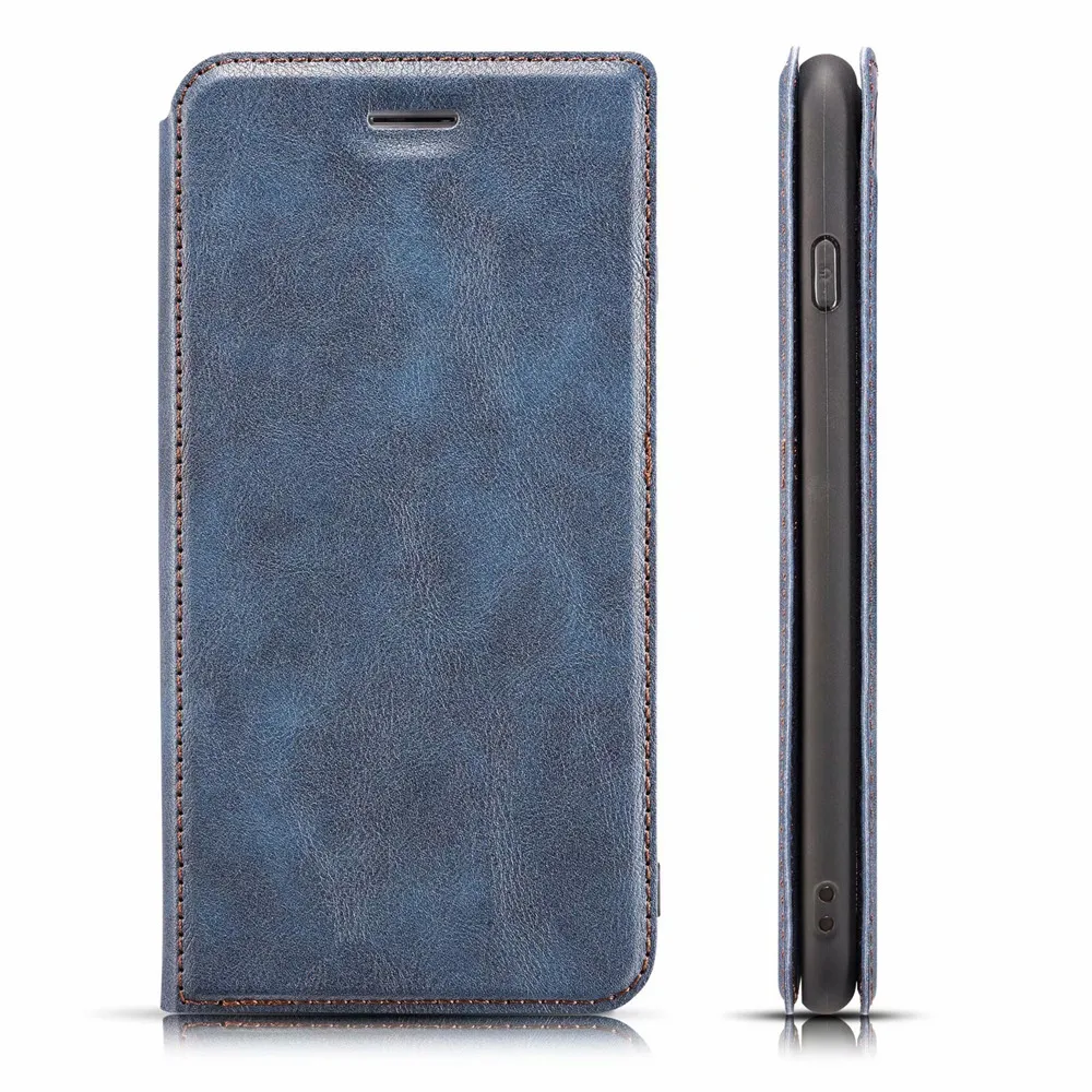 Blue yujia Роскошный кожаный чехол-книжка с магнитным бумажником для samsung Galaxy S10, S9, S8 Plus, S10, 5G, S10E, S7 Edge, 360, полная защита, чехол с подставкой - Цвет: Blue yujia