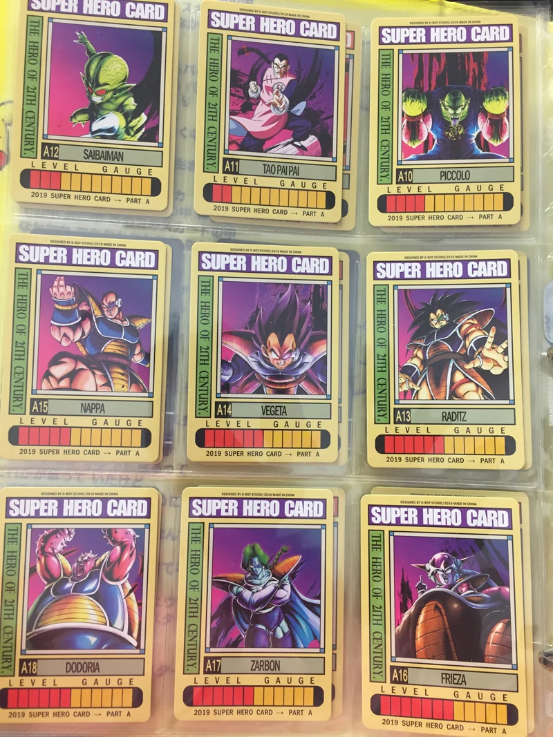 36 шт. Dragon Ball NEW Goku Broly тисненая флеш-карта экшн-игрушка фигурки часы в советском стиле игра флеш-карта коллекционные карточки
