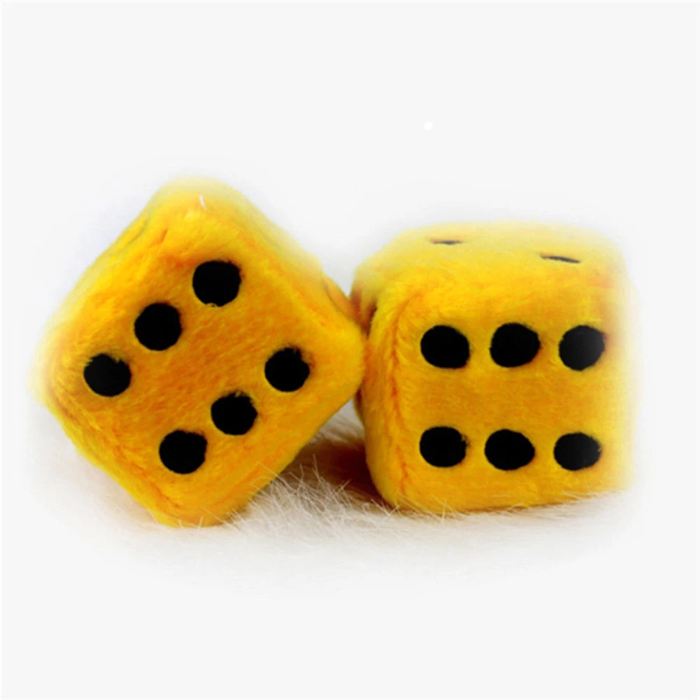 Мягкий плюшевый меховой милый кубик для автомобиля подвесное украшение зеркала