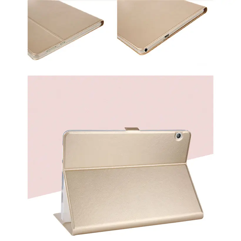 Чехол для Huawei MediaPad T3 10 AGS W09 L09 9 6 дюйма силиконовый + ПУ подставка Honor Play Pad 2 чехол