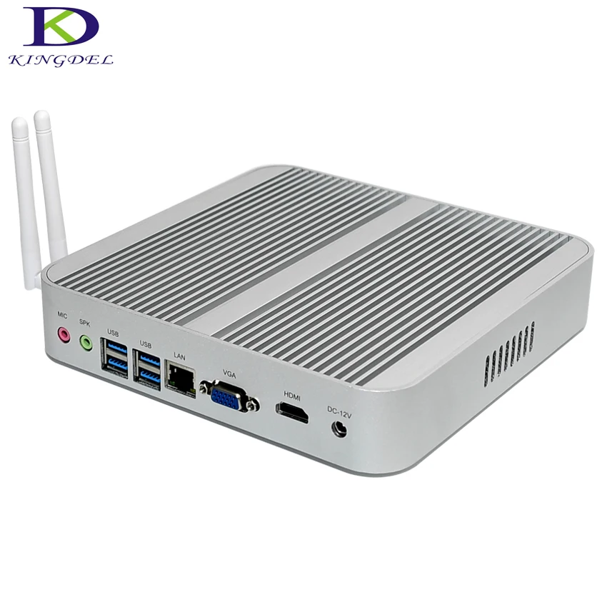 

Intel 7th Gen Kaby Lake CPU Fanless Mini PC Core i5 7200U i3 7100U i3 6100U i5 6200U Micro PC HDMI+VGA 4K HTPC Nettop Desktop PC