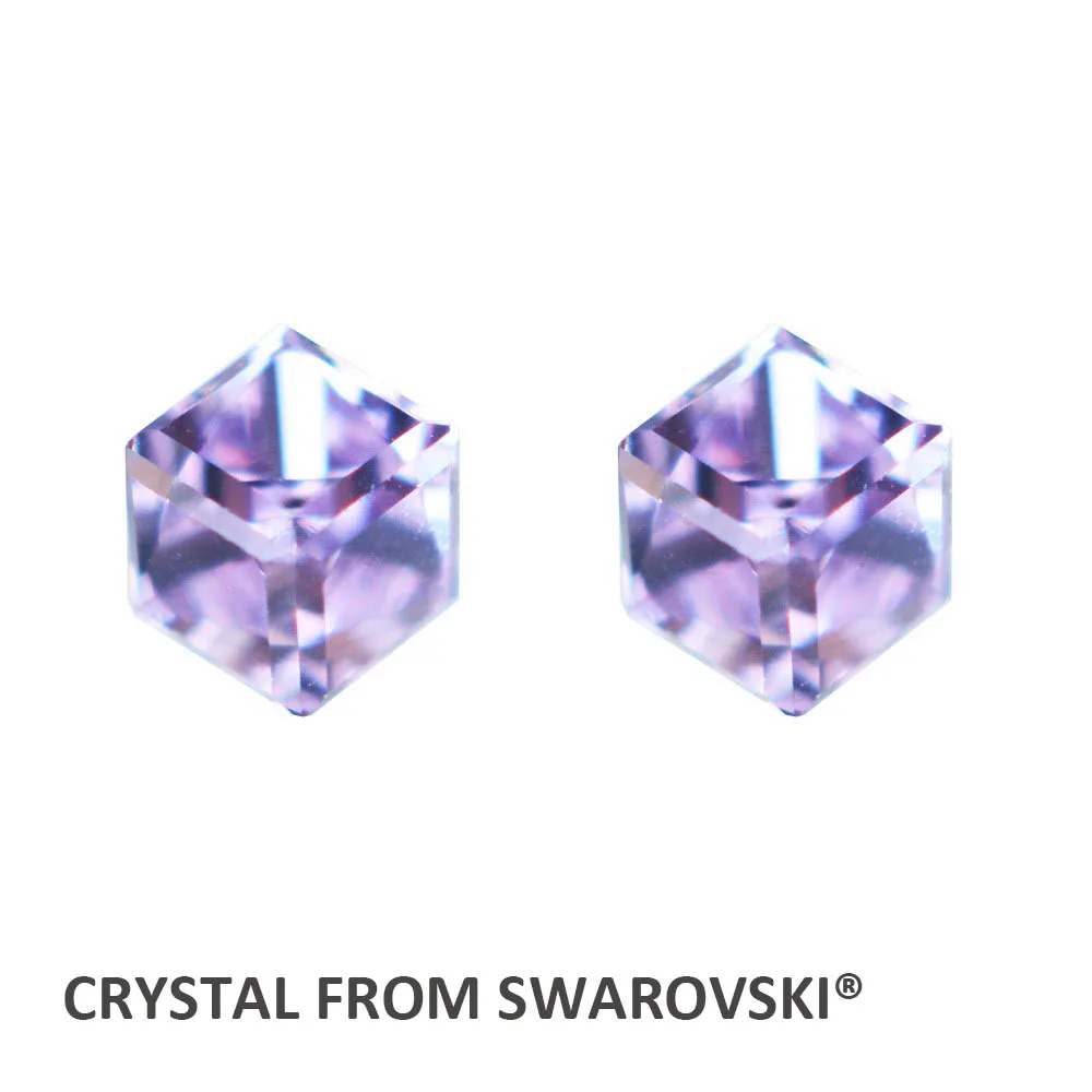 Хит продаж 2019 ювелирные изделия кристаллы от Swarovski кубические формы популярные