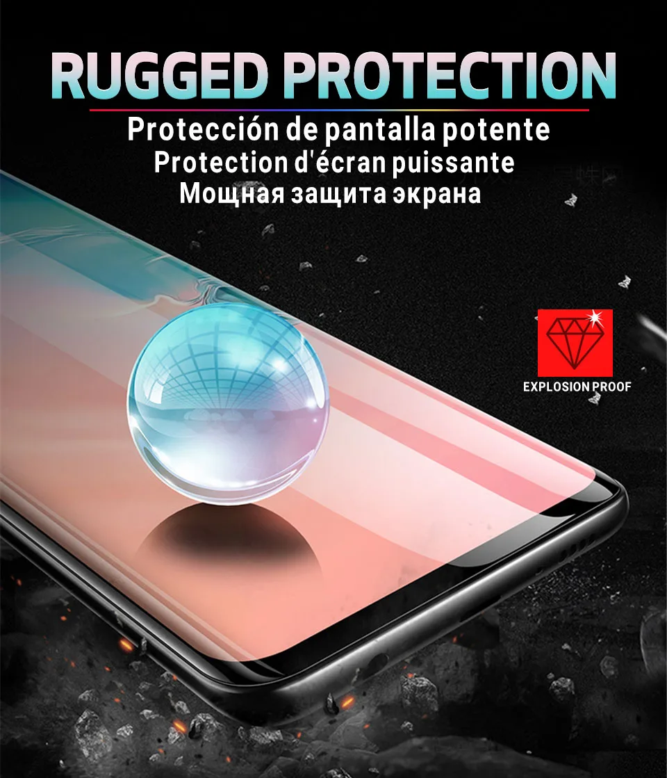 15D полное покрытие мягкая Гидрогелевая пленка для samsung Galaxy S10 10E S9 S8 Plus S7 Edge Защитная пленка для Galaxy Note 9 Note 8