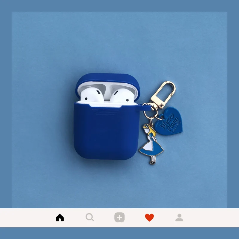 Милый силиконовый чехол Alice для Apple Airpods аксессуары Bluetooth наушники мультяшный