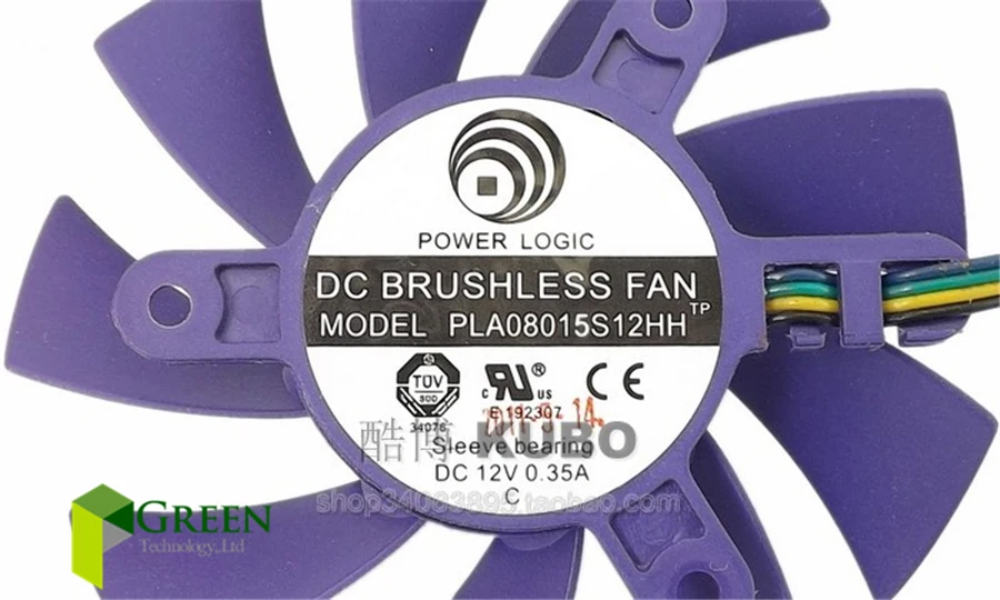 Новая логика питания DC12V 0.35A PLA08015S12HH 75 мм диаметр 42 Шаг отверстия для цветного