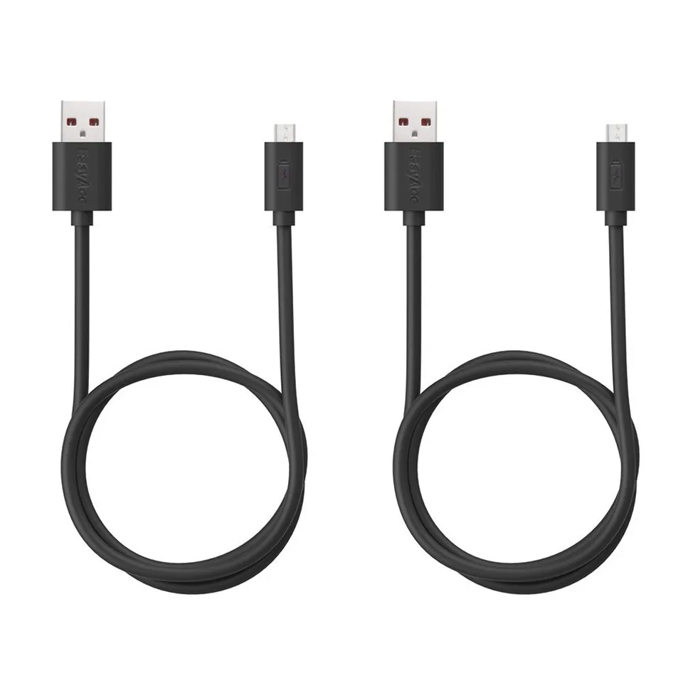 EasyAcc 2 упаковки Micro USB 0 Быстрый зарядный кабель Тип A штекер к B USB|quick charge cable|micro usb