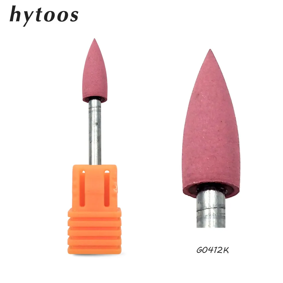 HYTOOS 4*12 мм конусное Силиконовое сверло 3/32 &quotроторные сверла для маникюра