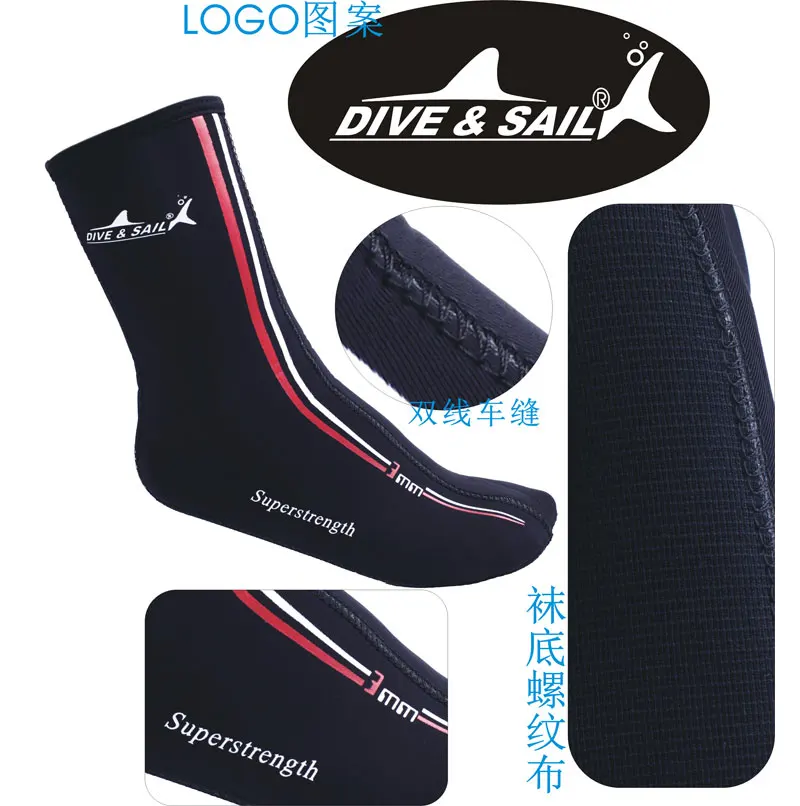 Гидрокостюмы 2015 Новый Премиум неопрен 3 мм плавать носки ботинки черный и розовый