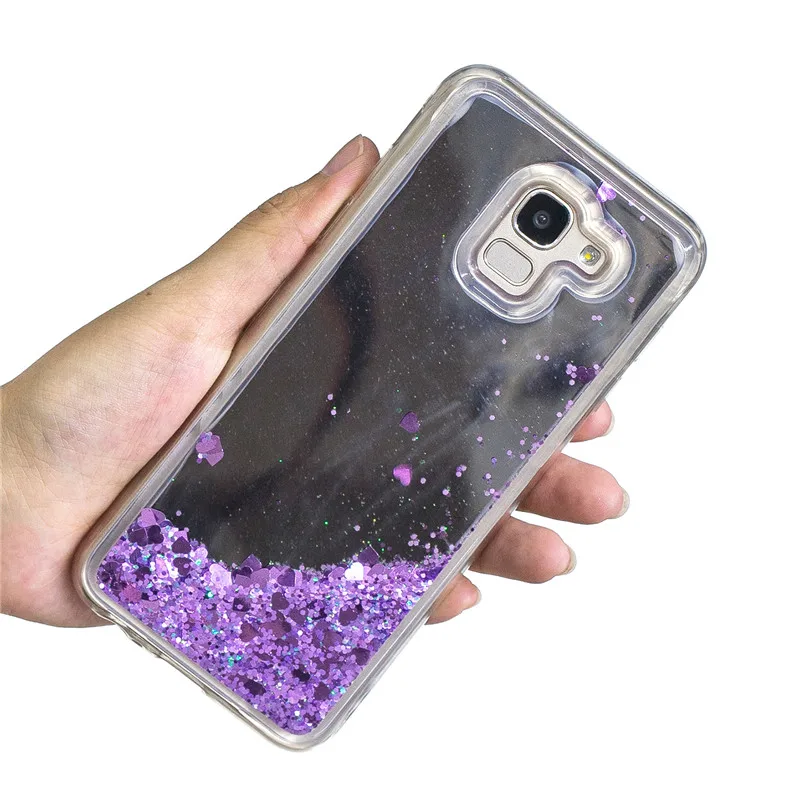 Шикарная блестящая многофункциональный чехол для samsung J6 SM J600 2018 мягкий