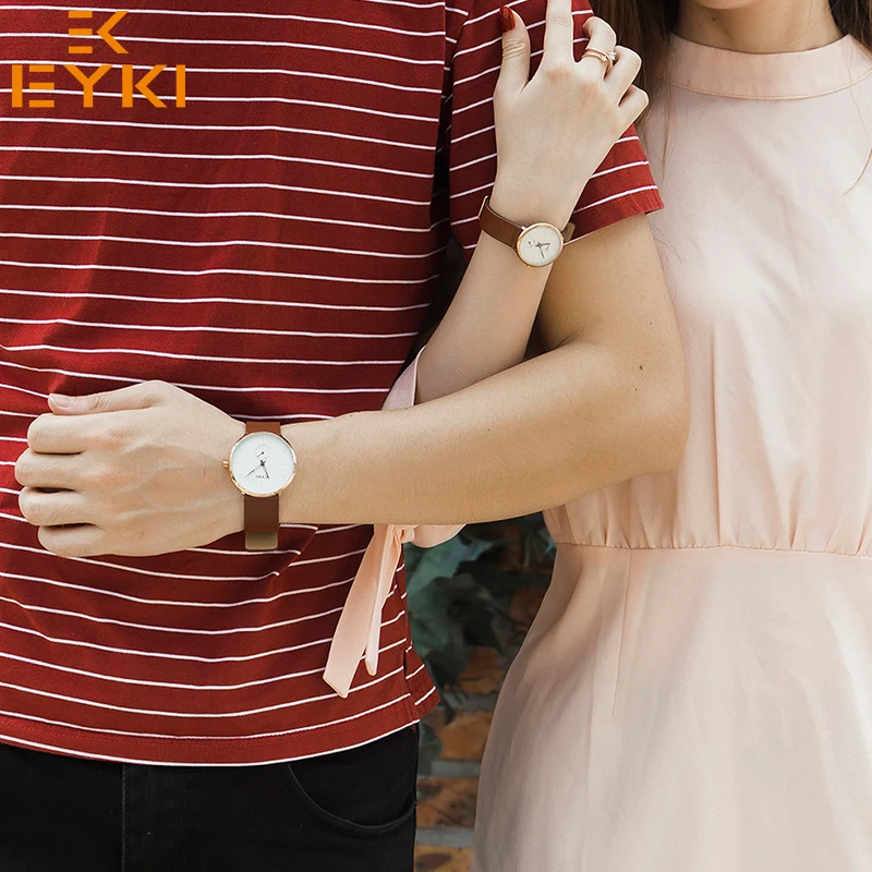 Часы EYKI мужские женские кварцевые водонепроницаемые ультратонкие|me watch|watch brandwatch