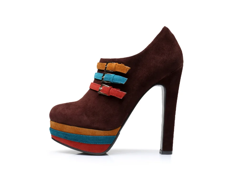 Basic Editions Для женщин Весна замши на молнии платформе высокие туфли-лодочки высоком