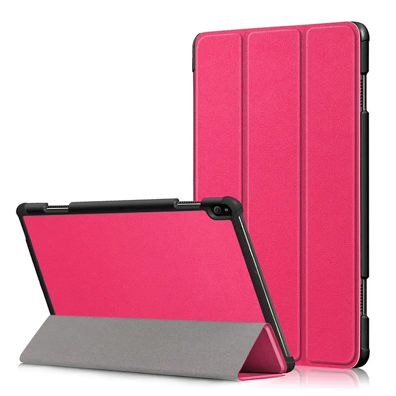TAB P10 - Rose Red Чехол для lenovo Tab P10 10,", Чехол TB-X705F TB-X705L, умный чехол из искусственной кожи с магнитной подставкой, Жесткий Чехол для lenovo Tab P10 - Цвет: TAB P10 - Rose Red
