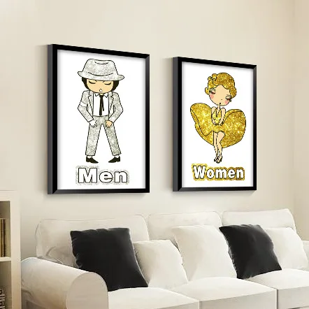 modern contracted sitting room Adornment picture household hotel Hang a bedroom head of bed style | Дом и сад