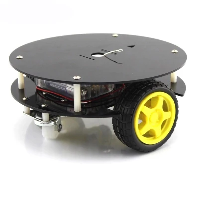 JMT мини круглый шасси 2WD DIY умный автомобиль дистанционное управление RC робот