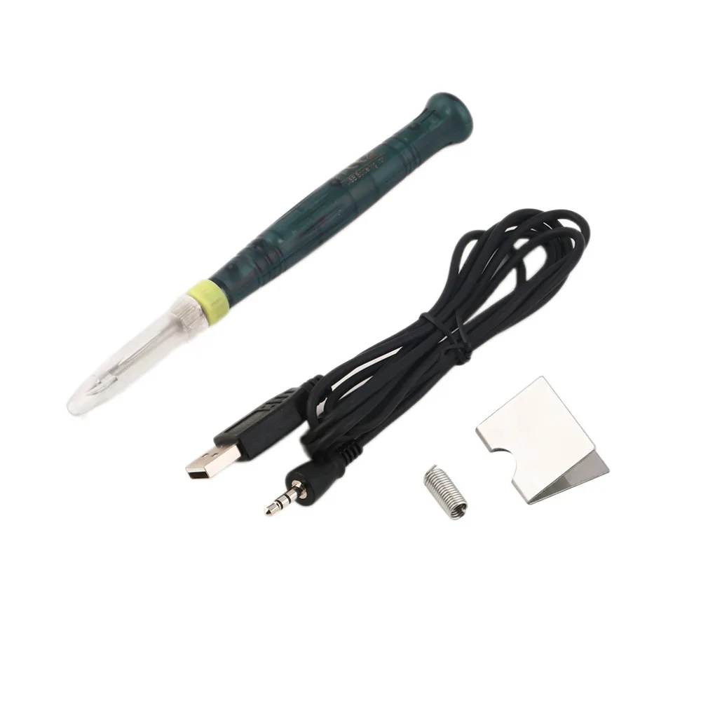 Mini Portable USB 5V 8W Electric Powered Soldering Iron Pen/Tip Touch Switch Adjustable Electric Soldering Iron Tools