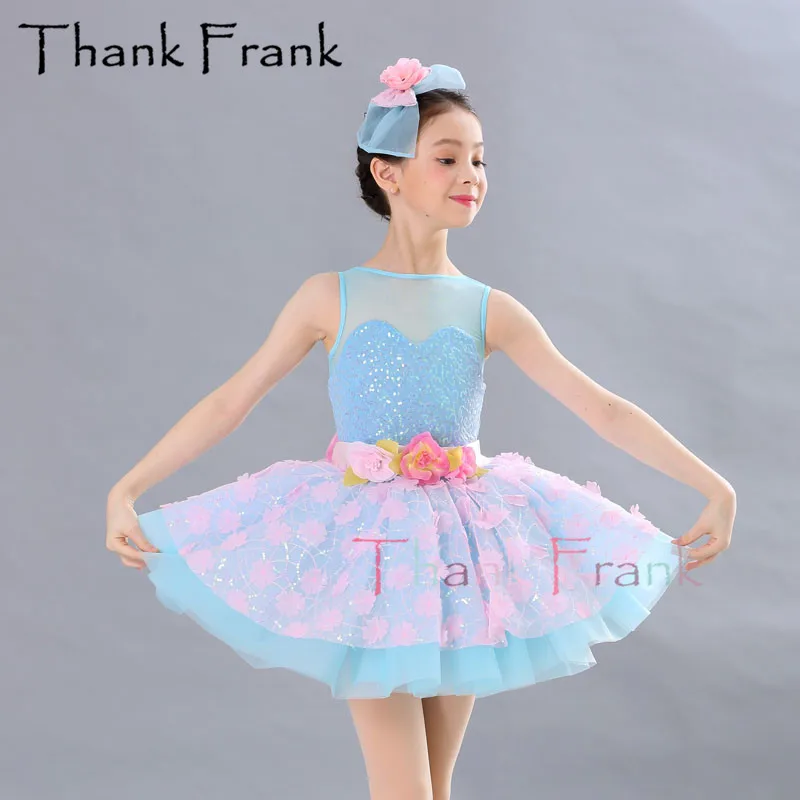 

New Ballet Dress For Kids Girls Leotard Dresses Women Sequin Ballet Costumes For Oriental Dance Sleeveless Dance Bodysuit C546
