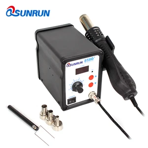 858D + 110 В220 В 700 Вт ESD BGA 858D Plus станция для пайки и переделки горячим воздухом светодиодсветодиодный цифровая Тепловая пушка станция для распайки