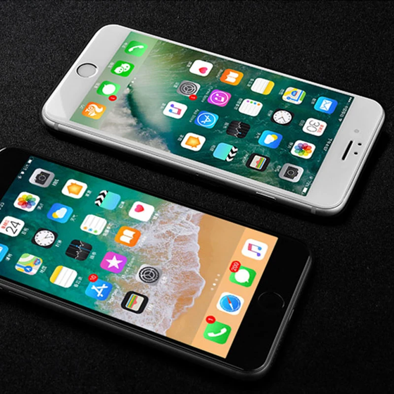 9D 9H protective on the for iphone 6 glass screen protector tempered se 7 8 x xr | Мобильные телефоны и аксессуары