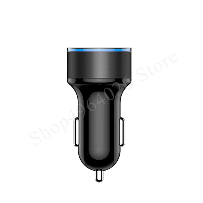 Светодиодный дисплей 3.1A 5 в Dual USB Автомобильное зарядное устройство телефон зарядное устройство для Infiniti g35 седан купе g37 fx35 q50 qx60 qx80 qx56 q30 qx Стайлинг - Название цвета: Black
