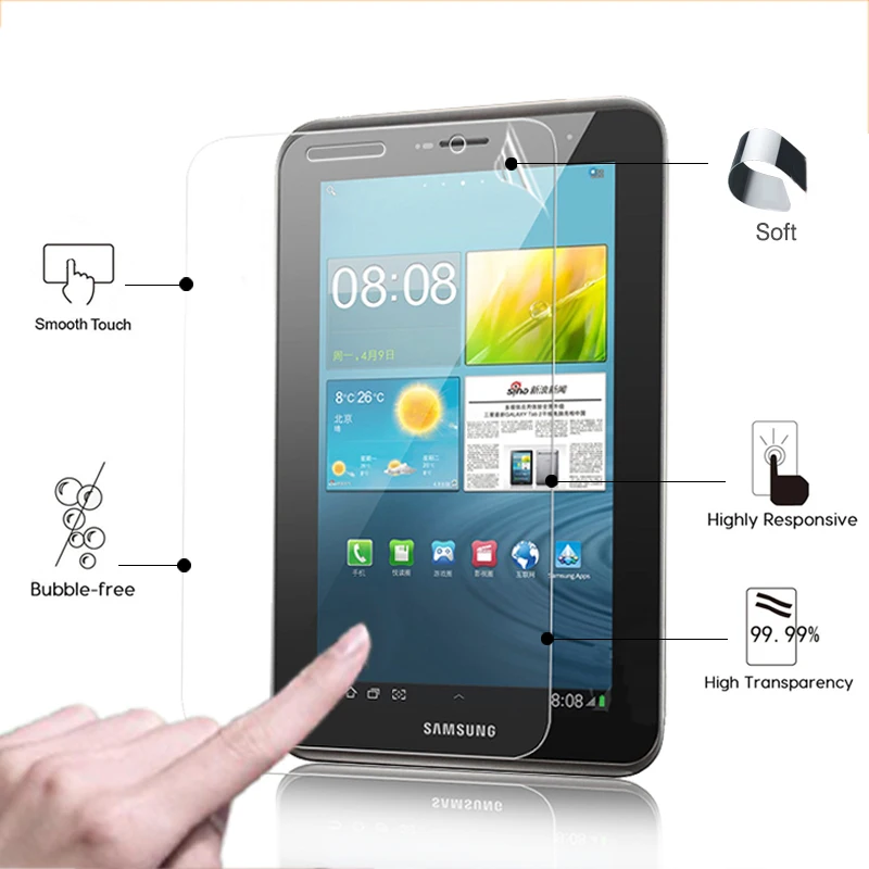 HD ЖК-экран с защитой от царапин защитная пленка для Samsung Galaxy Tab 2 7 0 p3100 p3110 &quot