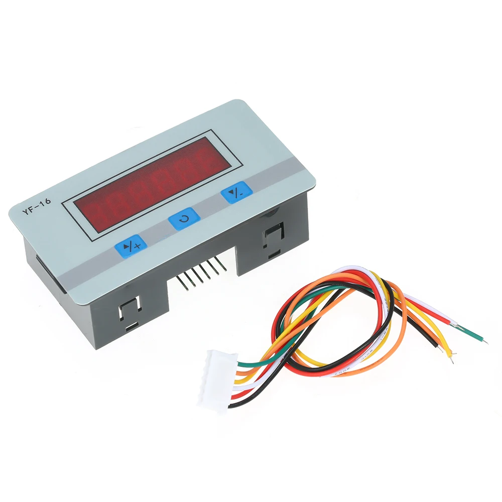 Мини ЖК-цифровой счетчик модуль DC/AC5V~ 24 В Электронный тотализатор с NPN и PNP сигнальным интерфейсом 1~ 999999 раз диапазон подсчета